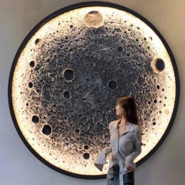 Moon wall lamp