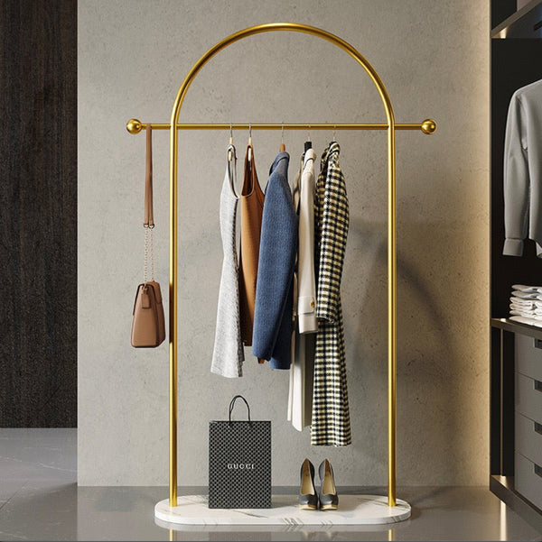 Golden clothes hanger