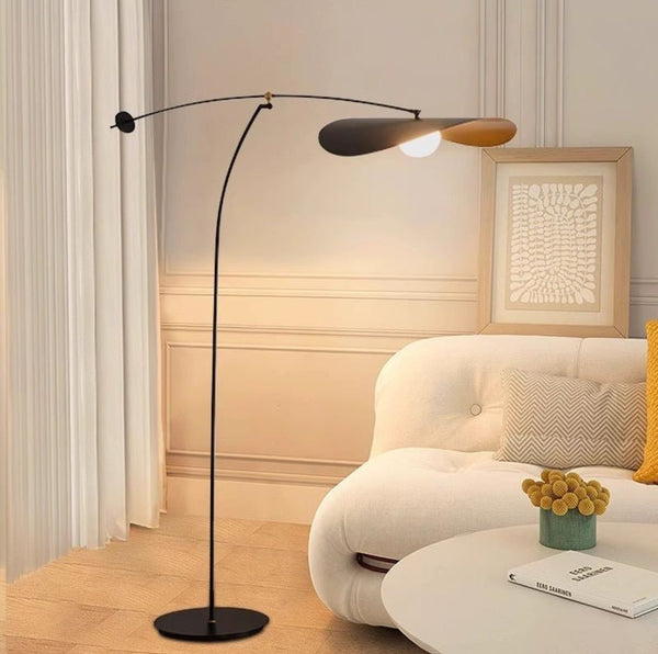 Rona black floor lamp