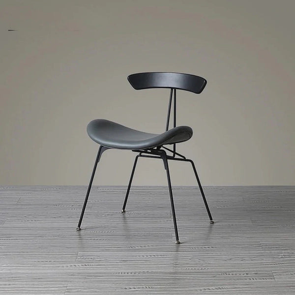 Gulli vee Leather with Wood Chair