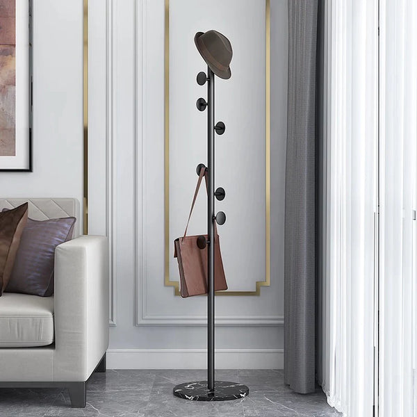 Fully Black Marble Hanger Stand